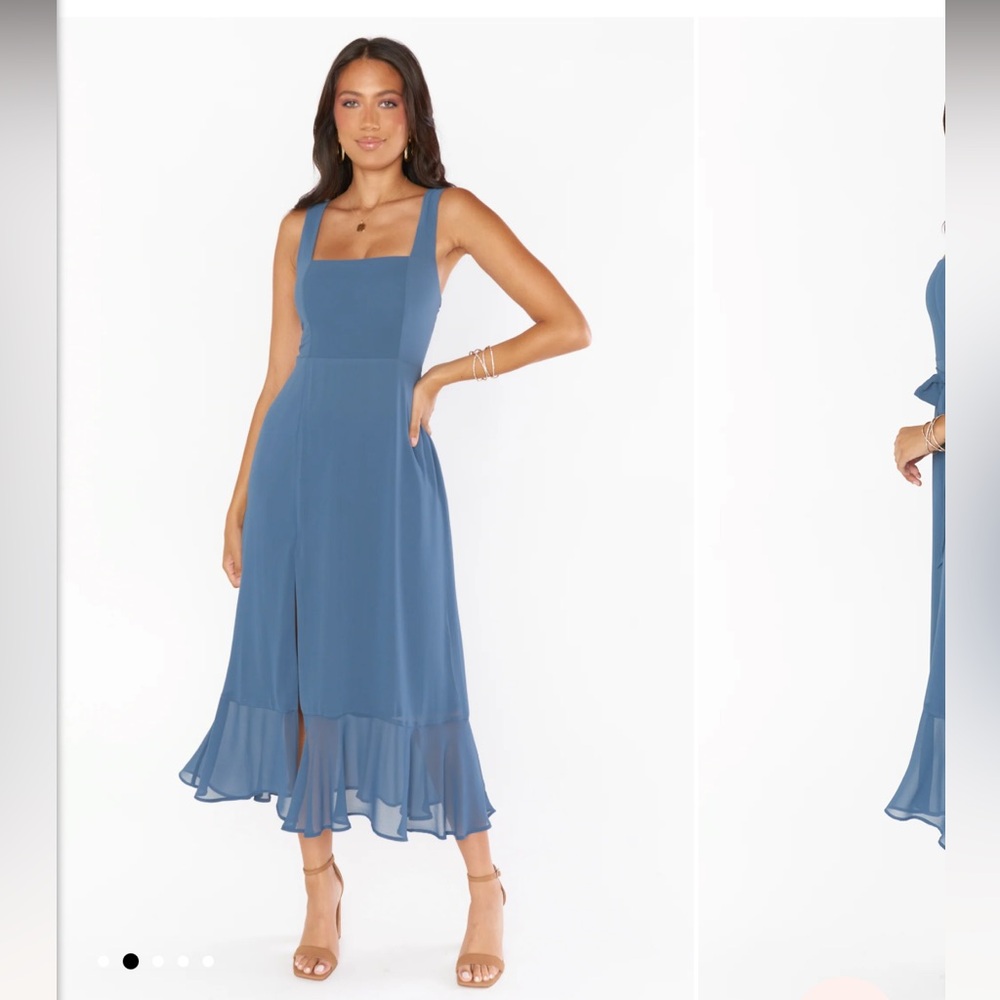 NWT Show me your MuMu Clare Midi Dress